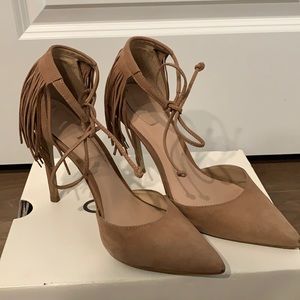ALDO FRINGE VENOSTA HEELS